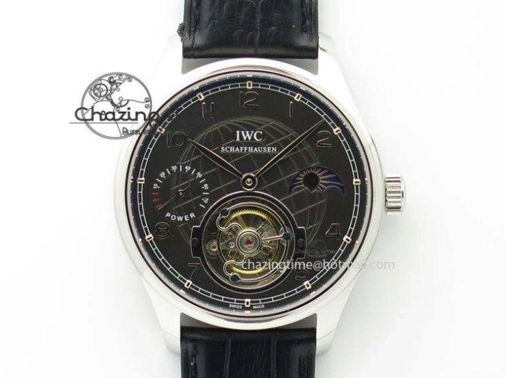 MIROTIME 0410 Portuguese Chrono IW371432 “Laureus” ZF 1:1 Best Edition On Black Leather Strap A79350 (Slim Movement) WaterResistant 7262